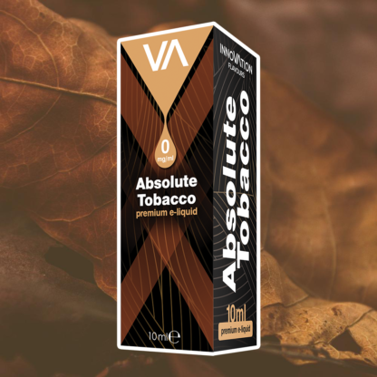 INNOVATION Absolute Tobacco e-juice has a tobacco flavour with caramel aftertaste.