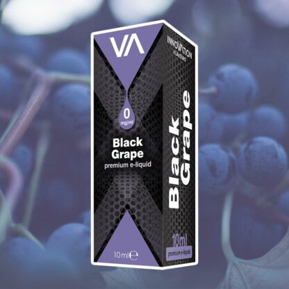 Innovation Flavours Black Grape E-juice Black and purple package grape background