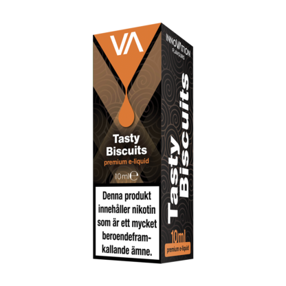 INNOVATION Tasty Biscuits E-juice has a distinct cinnamon, cookie taste, strong cinnamon aftertaste with a hint of coffee.