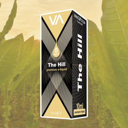 INNOVATION The Hill E-juice has a raw tobacco taste with an added liqueur aftertaste.